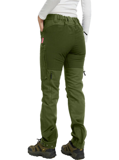 WORK IDEA Women's Hiking Trousers, Stretch Slim Fit, Water Resistant, Outdoor Hiking Trousers