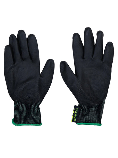 WORK IDEA Nitrile Coated Work Gloves Anti‑Slip Wear‑Resistant Safety Working Gloves