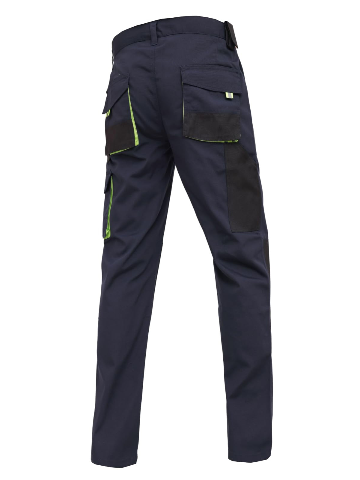 WORK IDEA Mens Work Trousers Oxford Knee Pockets Heavy Duty Canvas