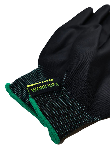 WORK IDEA Nitrile Coated Work Gloves Anti‑Slip Wear‑Resistant Safety Working Gloves