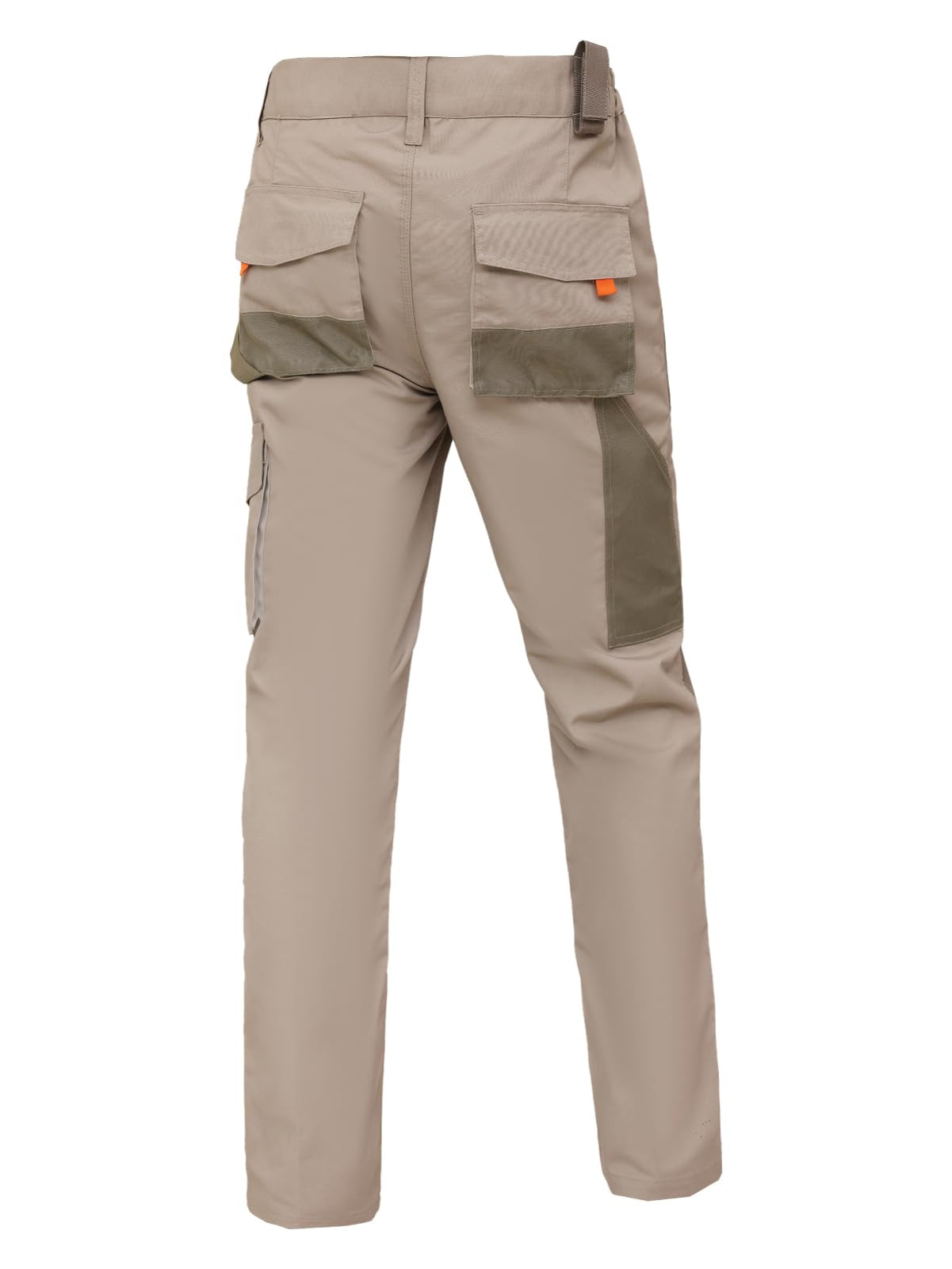 WORK IDEA Mens Work Trousers Oxford Knee Pockets Heavy Duty Canvas