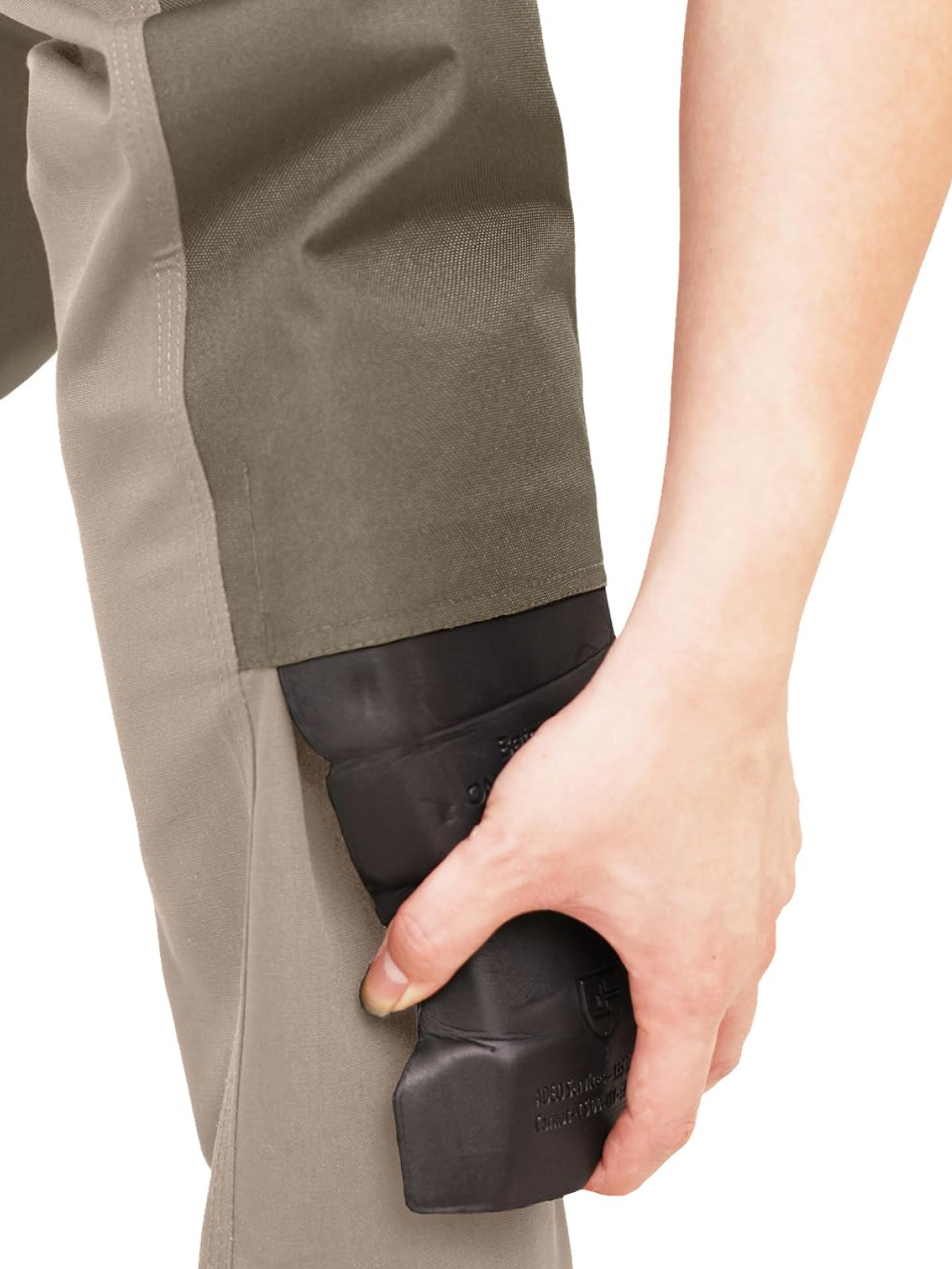 WORK IDEA Mens Work Trousers Oxford Knee Pockets Heavy Duty Canvas