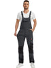 WORK IDEA Mens Work Dungarees with Good Stretch, Many Pockets and Partial Use of Cordura Fabric for Increased Abrasion Resistance, Suitable for Various Work Environments