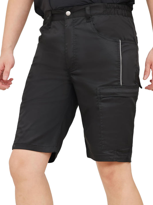 WORK IDEA Men's Stretch Work Shorts with Numerous Pockets and Tool Pockets