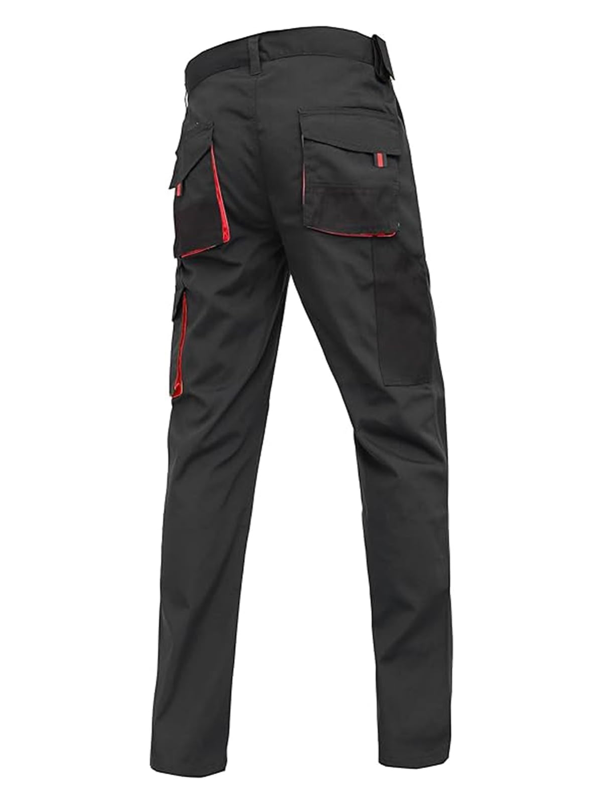 WORK IDEA Mens Work Trousers Oxford Knee Pockets Heavy Duty Canvas