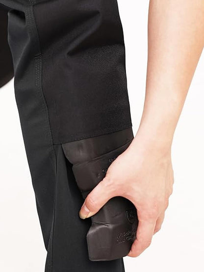 WORK IDEA Mens Work Trousers Oxford Knee Pockets Heavy Duty Canvas