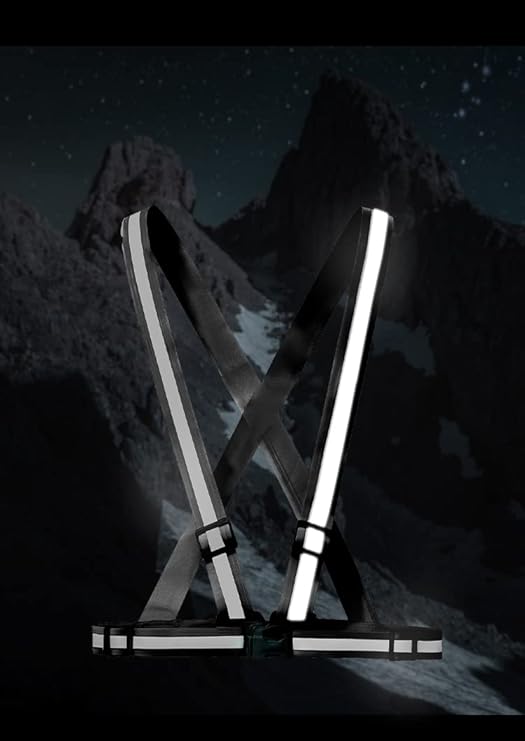 WORK IDEA Pack of 2 High Visibility Vest, Reflective Vest Certificate, Adjustable Vest for Cycling, Running, Hiking or Outdoor Use