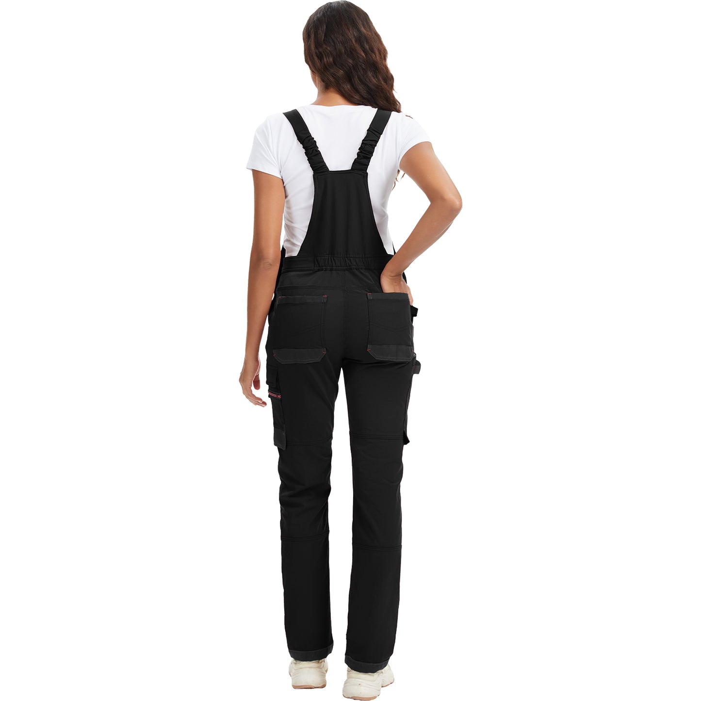 WORK IDEA Damen-Arbeitslatzhose mit guter Dehnbarkeit, vielen Taschen und teilweiser Verwendung von Cordura-Gewebe für erhöhte Abriebfestigkeit, geeignet für Verschiedene Arbeitsumgebungen