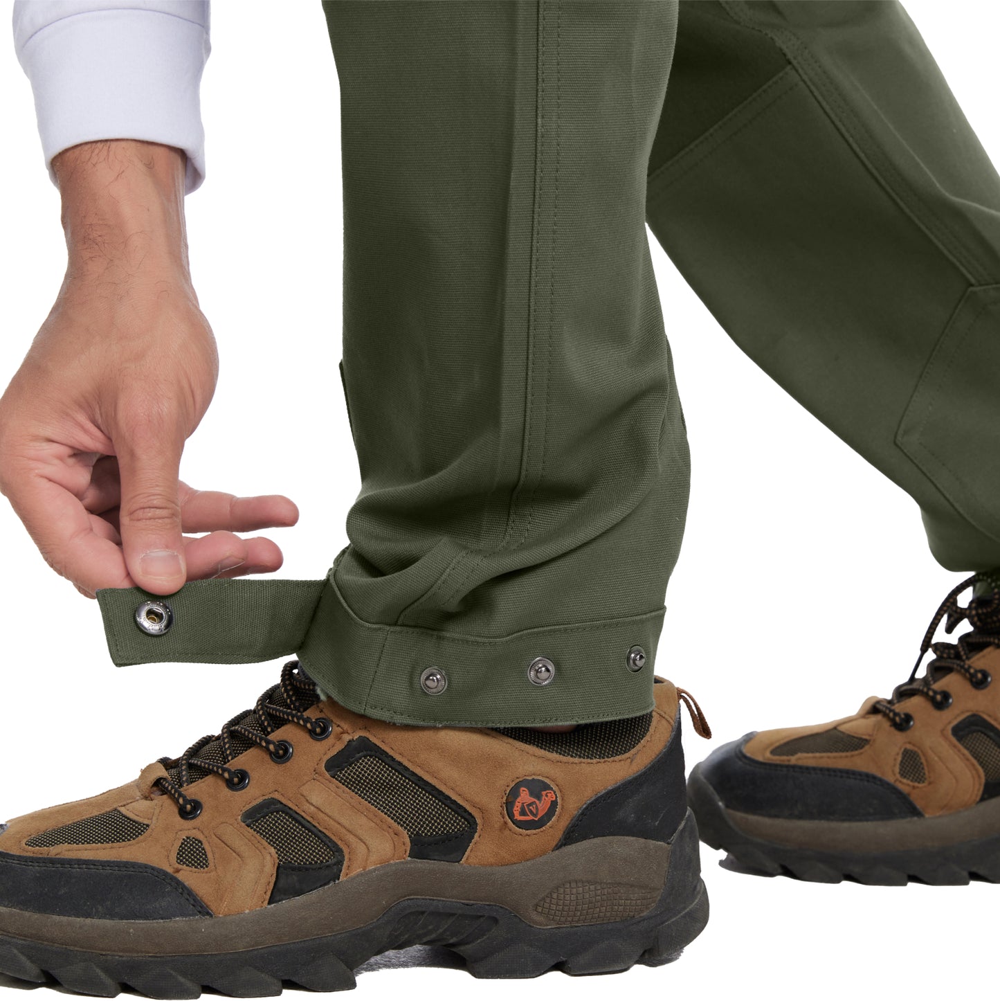 WORK IDEA Men's Hiking Trousers Stretch Slim Fit Waterproof Outdoor Hiking Trousers