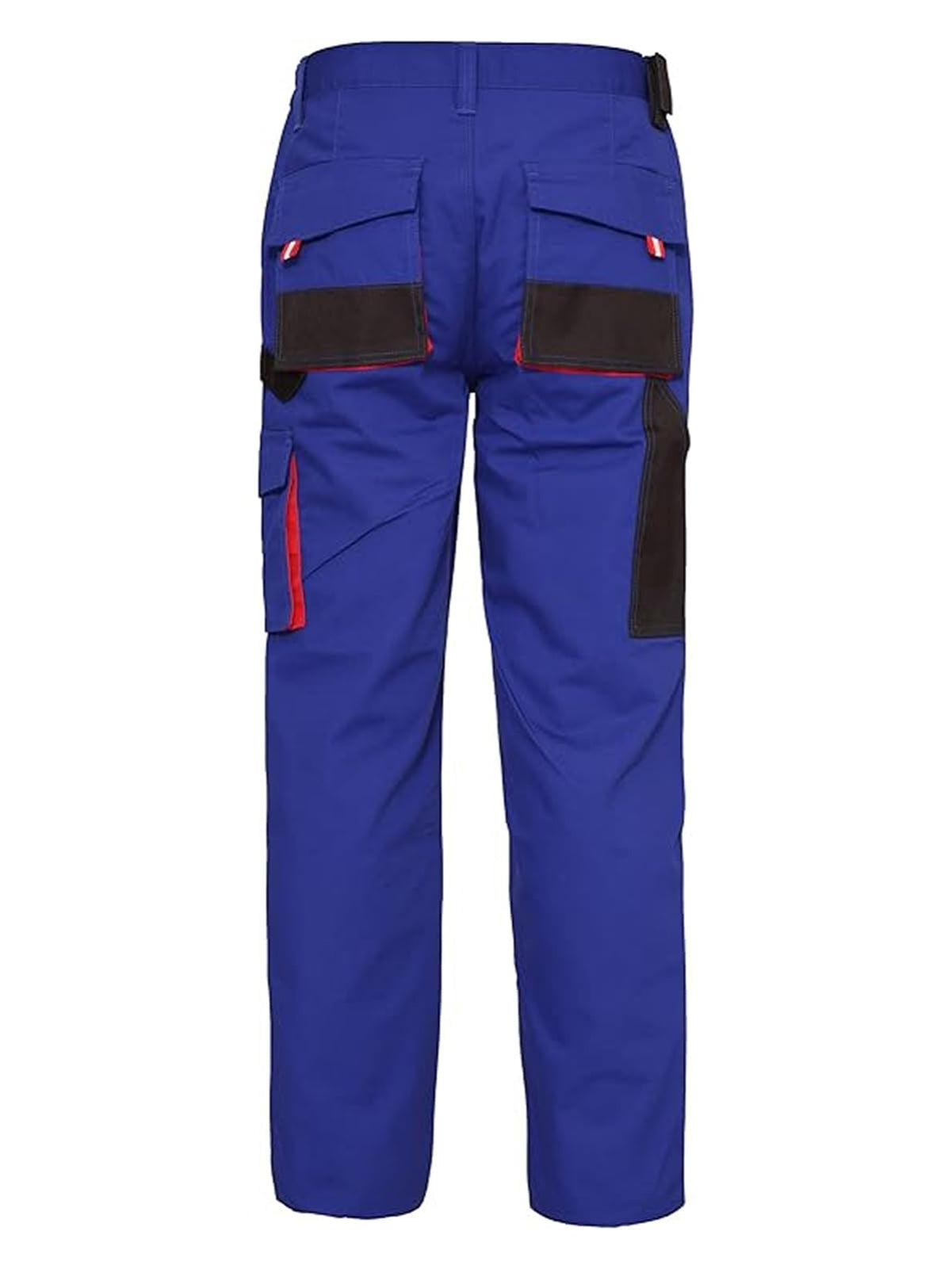 WORK IDEA Mens Work Trousers Oxford Knee Pockets Heavy Duty Canvas