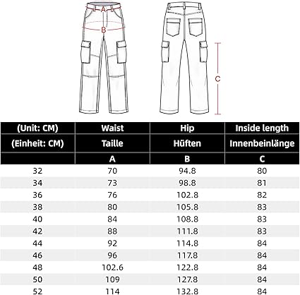 WORK IDEA Women's Work Trousers in Figure-Hugging Fit, Elastic and Lightweight, with Multiple Functional Pockets