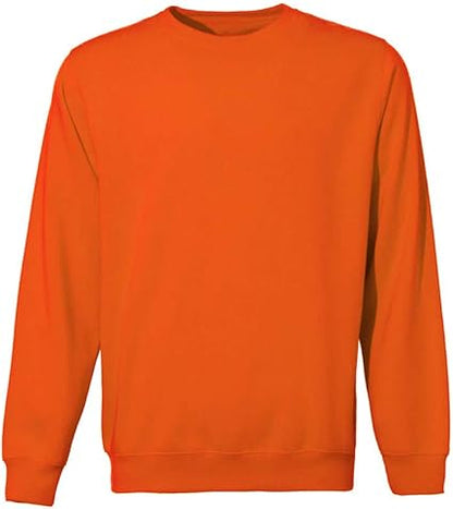 WORK IDEA Men's Crewneck Sweatshirt Work Wear Pullover Men's Basic Work Jumper