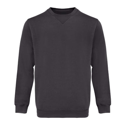 WORK IDEA Men's Crewneck Sweatshirt Work Wear Pullover Men's Basic Work Jumper