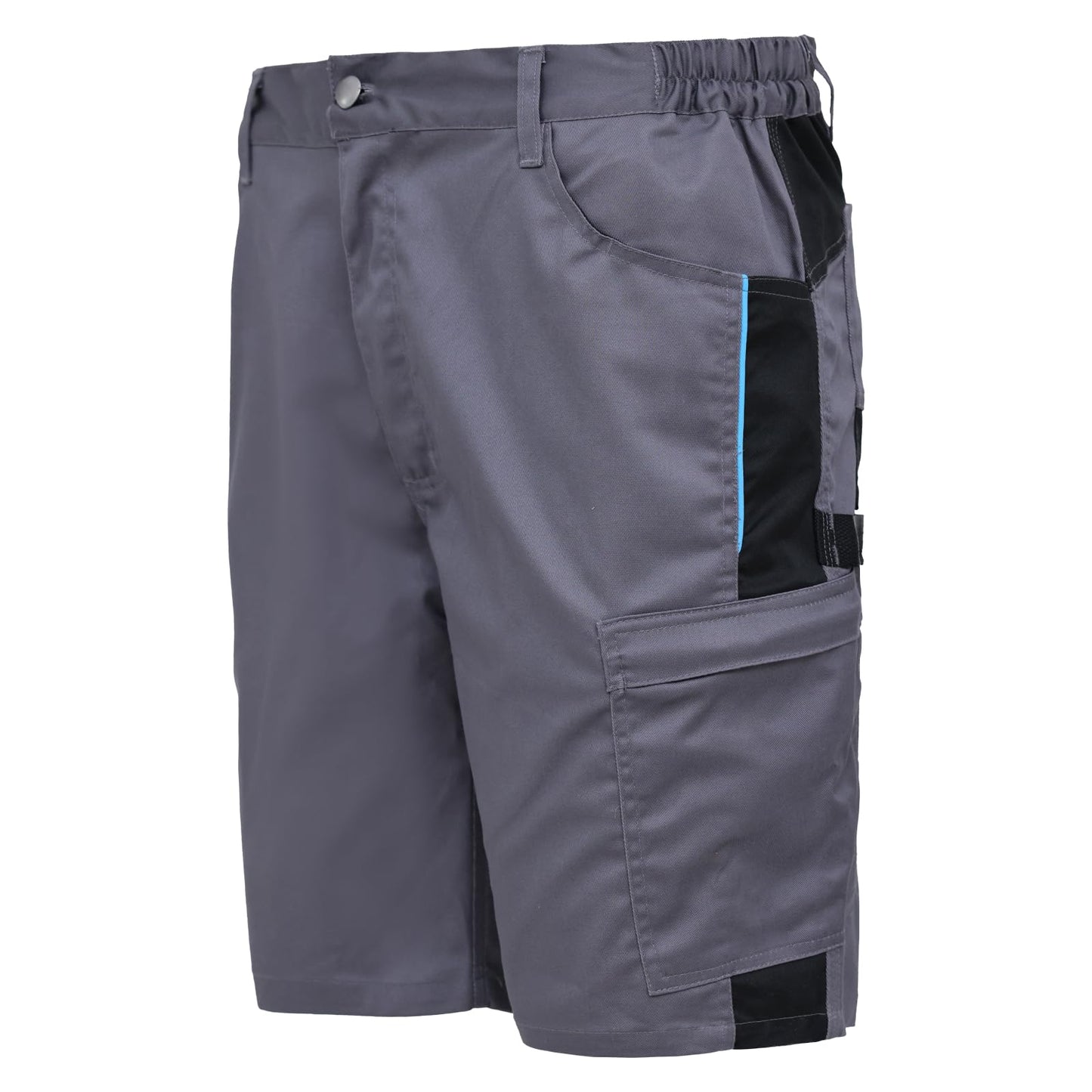 WORK IDEA Men's Stretch Work Shorts with Numerous Pockets and Tool Pockets