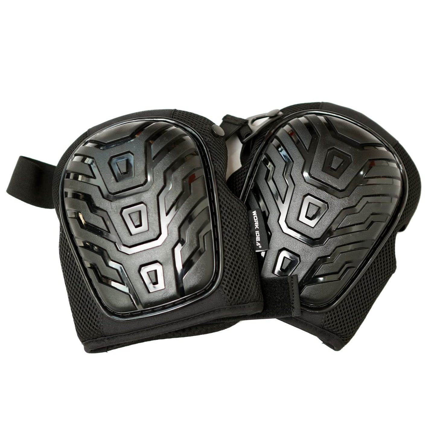 WORK IDEA - Professional gel knee pads for work, knee protection with premium foam, durable and highly elastic straps for quick closure