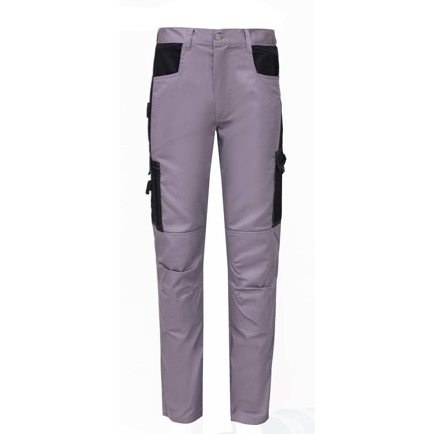 WORK IDEA Mens Work Trousers - Camouflage Trousers Mens Cargo Trousers with Inside Knee Pockets