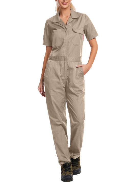WORK IDEA Premium Women's Work Coverall: The Perfect Companion for Builders, Craftsmen and DIY