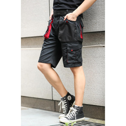 WORK IDEA Short Men's Work Shorts Multi Pocket Men's Cargo Trousers for Summer