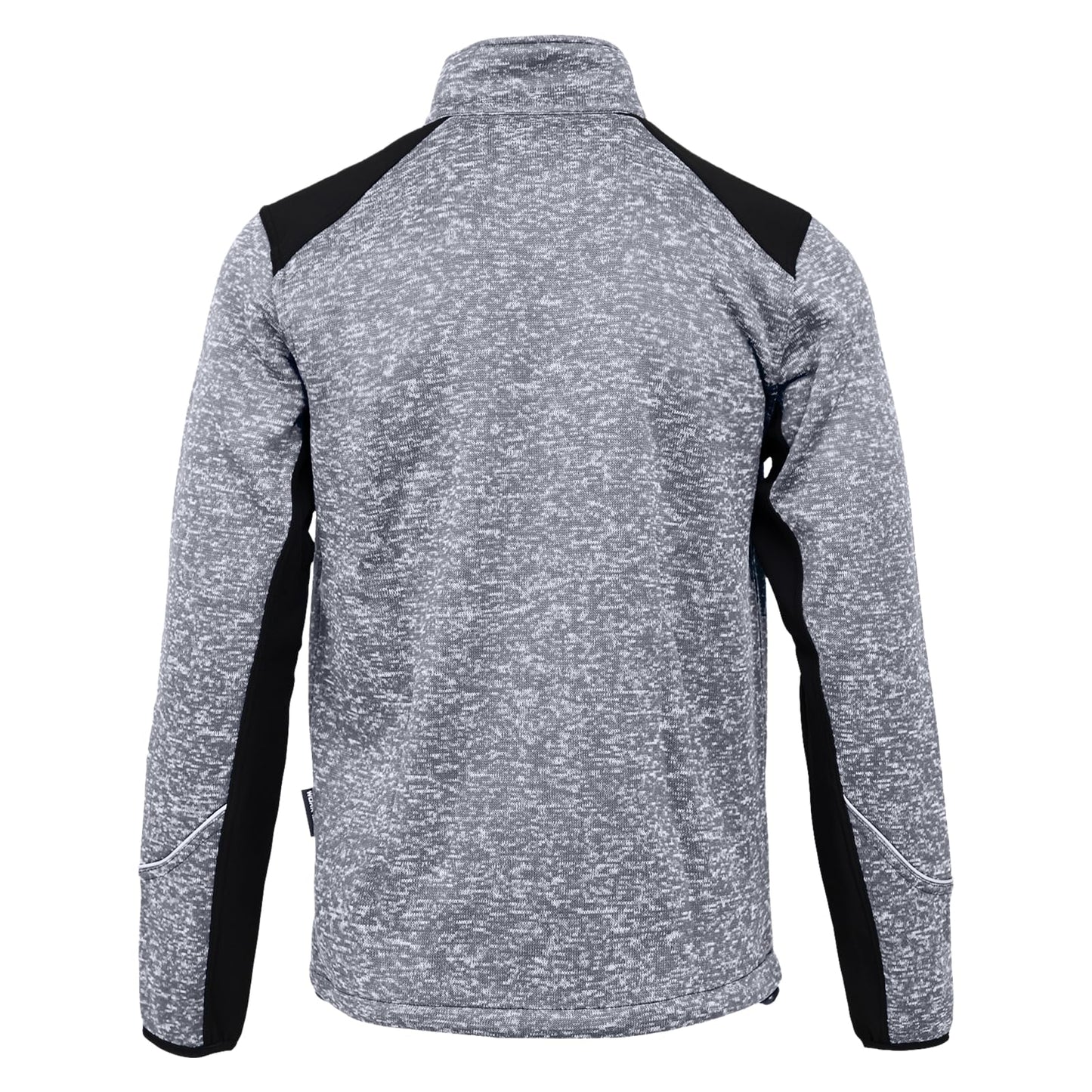 WORK IDEA Men's Knitted Fleece Jacket, Fleece Cardigan, Breathable Outdoor Fleece Jackets for Men, Warm and Lightweight Knitted Fleece Jacket with Zip