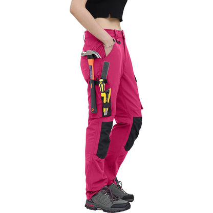 WORK IDEA Women's Slim-Fit Stretch Work Trousers: Cordura Fabric in Critical Areas, Heavy Duty, Elegant, Suitable for Highest Demands