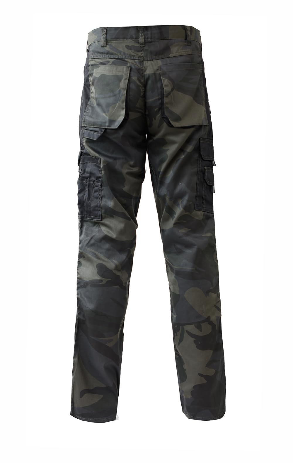 WORK IDEA Mens Work Trousers - Camouflage Trousers Mens Cargo Trousers with Inside Knee Pockets
