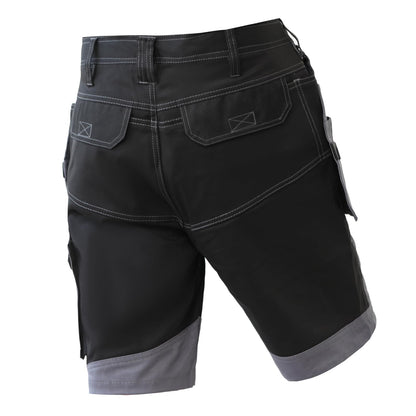 WORK IDEA Builder Work Shorts for Men - Durable Summer Combat Shorts - Multi Pocket Detachable Flight Pocket Shorts