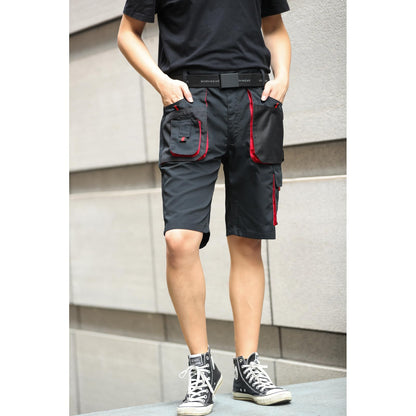 WORK IDEA Short Men's Work Shorts Multi Pocket Men's Cargo Trousers for Summer