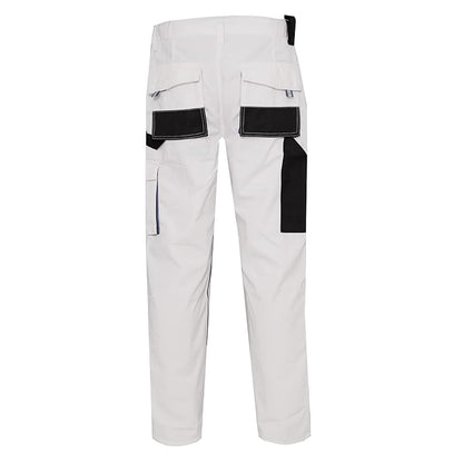WORK IDEA Mens Work Trousers Oxford Knee Pockets Heavy Duty Canvas