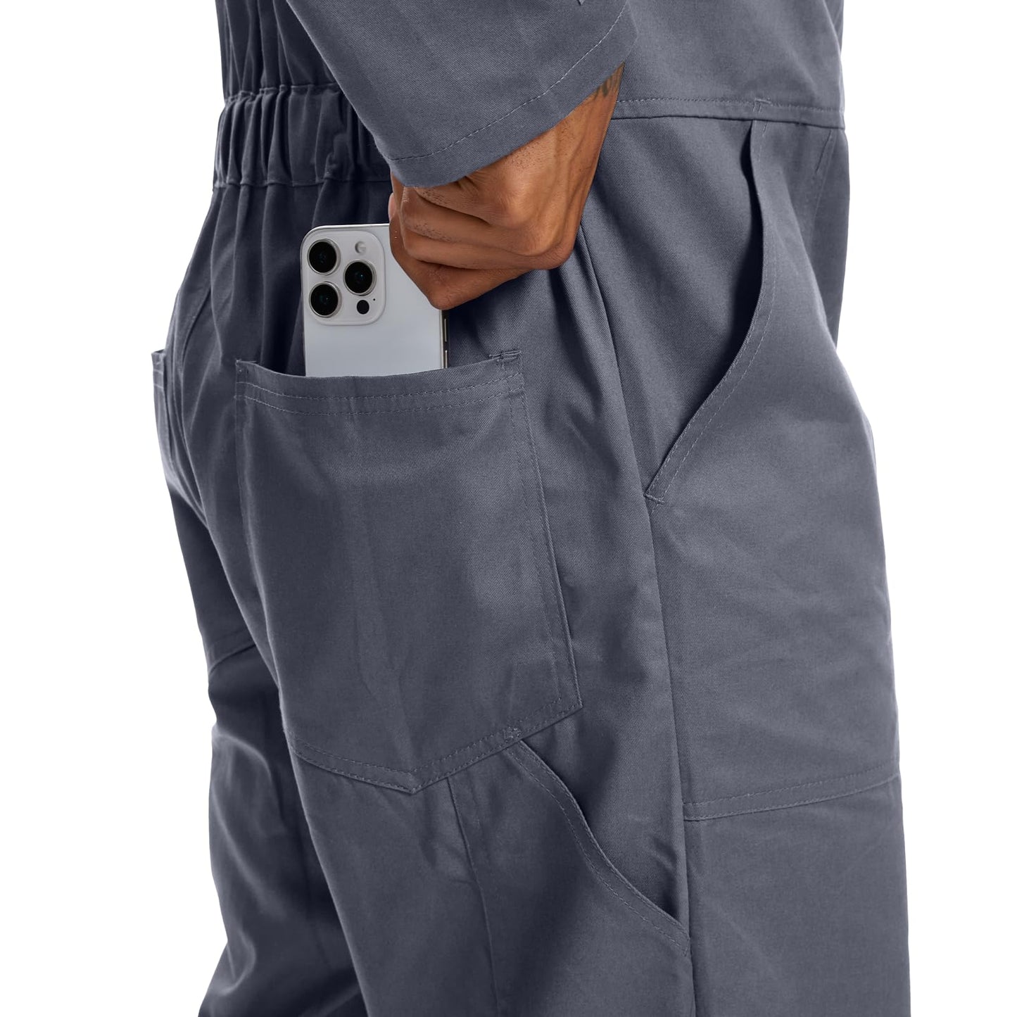 WORK IDEA Men's Cotton Overalls & Work Overalls - Blaumann Workwear for Workshop, Mechanics, Construction & Crafts