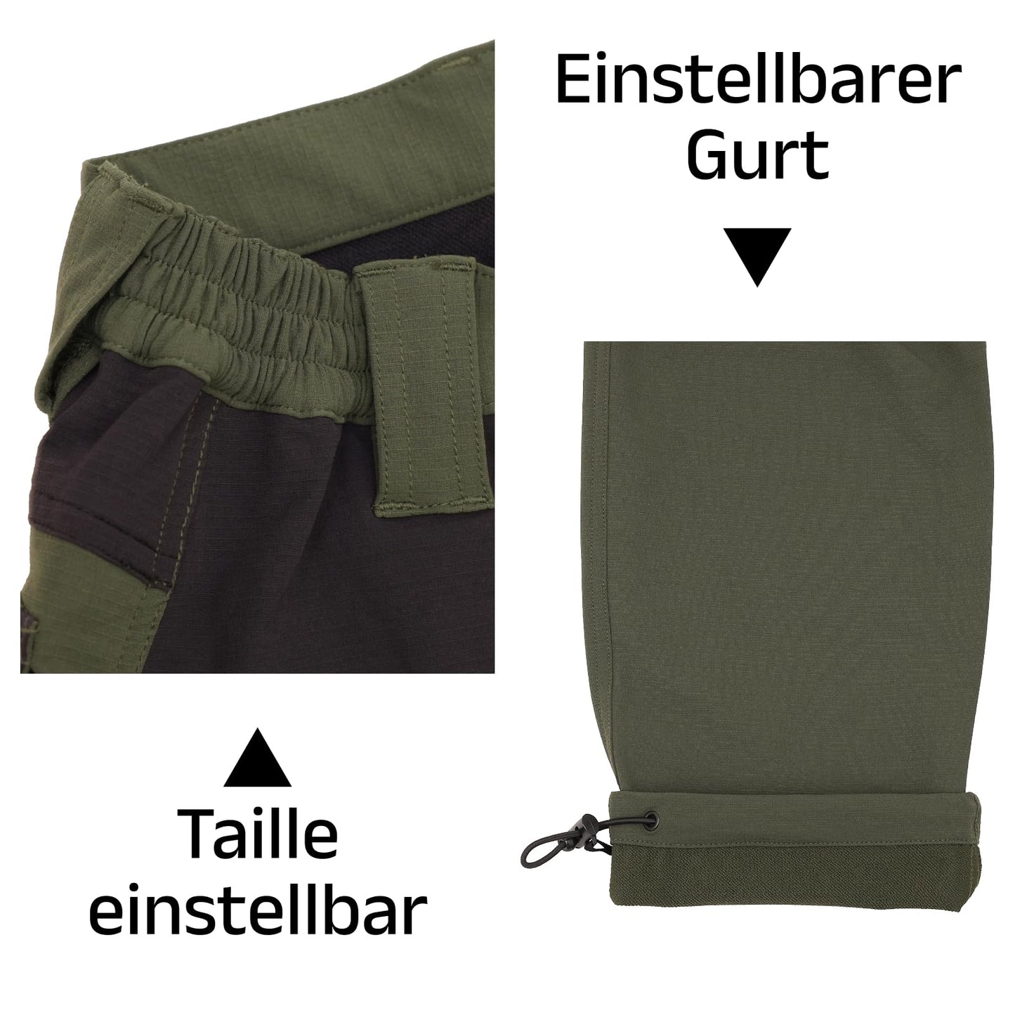 WORK IDEA Outdoorhose für Herren Wanderhose Wasserdicht & Elastisch Softshellhose Atmungsaktiv Weiche für Trekking, Bergsteigen und Freizeit