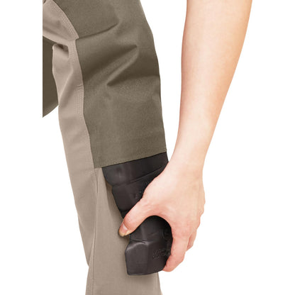 WORK IDEA Mens Work Trousers Oxford Knee Pockets Heavy Duty Canvas